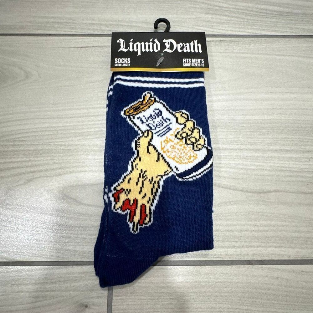 NWT liquid death‎ socks men’s size 6-12